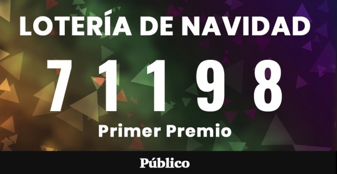 71198, 'El Gordo' de la Lotería de Navidad 2017