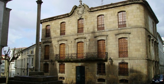 El palacio de Cornide, en el casco antiguo de A Coruña.