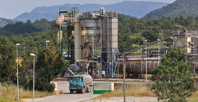 Planta de tractament de purins a l'Esquirol (Osona). /Jordi Puig