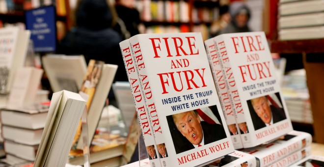 'Fire and Fury: Inside the Trump White House', el libro sobre la campaña electoral de Trump y su presidencia./REUTERS
