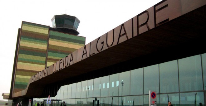 Edifici principal de l'aeroport de Lleida-Alguaire