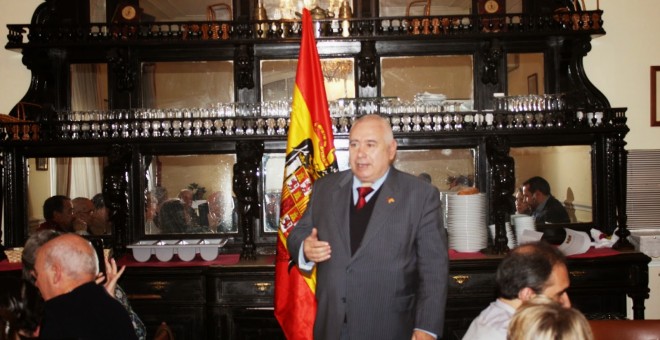 José Luis Corral en los Premios Círculos San Juan en el Casino Militar de Madrid.