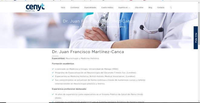 El neurocirujano que está justificando la supuesta enfermedad de Villarejo está empleado en la clínica que el comisario tiene en Estepona.