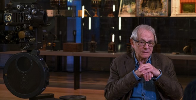 El realitzador britànic Ken Loach, aquest dimarts a Barcelona. / Filmoteca de Catalunya / Laura Suárez Garrido