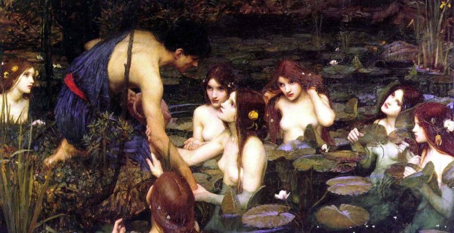 'Hylas y las ninfas' de John William Waterhouse.