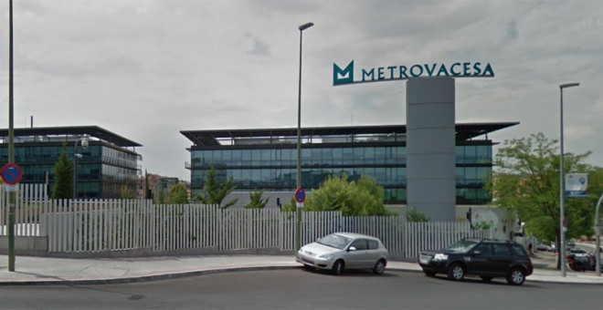 Sede de la inmobiliaria Metrovacesa, en la zona norte de Madrid.