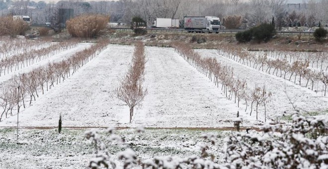 Nieve en Girona