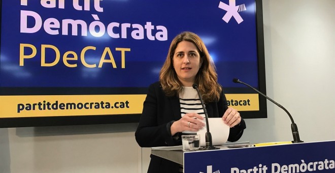 La coordinadora general del PDeCAT, Marta Pascal. / Europa Press