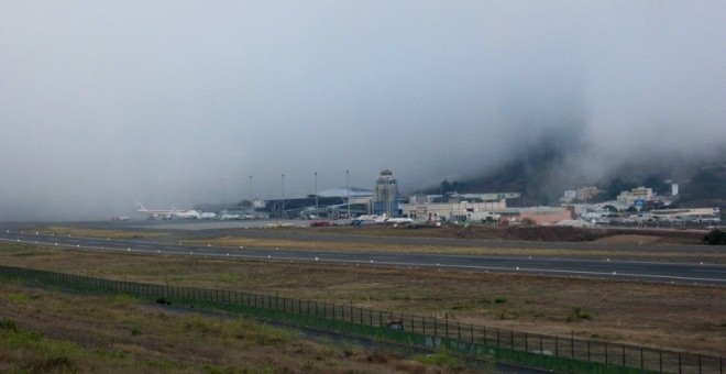 Uno de los aeropuertos de Tenerife afectados. EUROPA PRESS