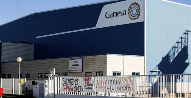 Planta de Siemens Gamesa en Miranda de Ebro (Burgos). EFE