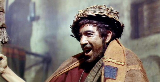 El actor Anthony Quinn en 'Barrabás'