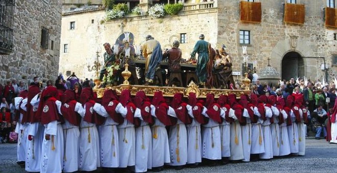 Procesión en la Semana Santa de Plasencia/EFE