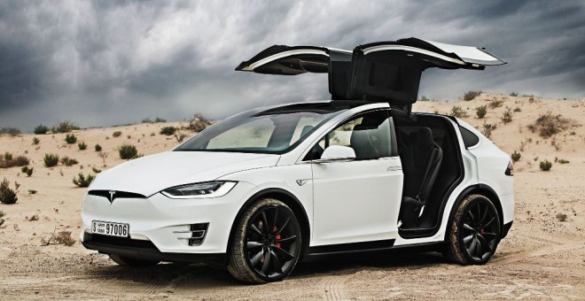 Un Tesla Model X como el que sufrió el accidente mortal el pasado 23 de marzo.