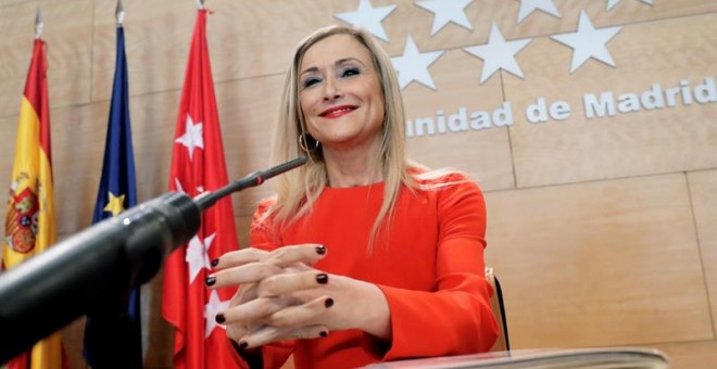 La presidenta de la Comunidad de Madrid Cristina Cifuentes. - EFE