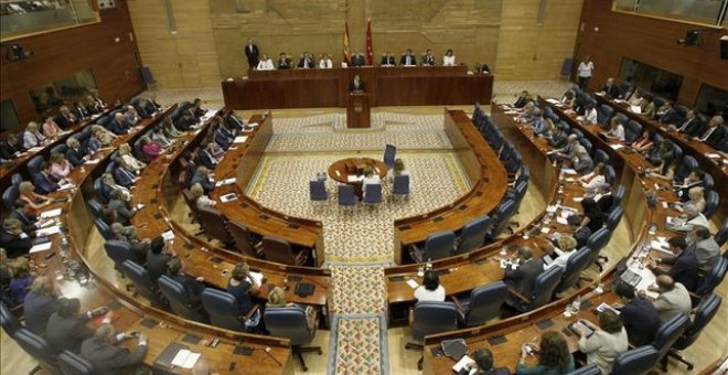 Pleno de la Asamblea de Madrid. / EFE