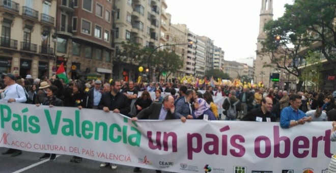 Manifestació a València en commemoració del 25 d'abril / EUROPA PRESS