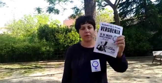 Bea García, miembro del Sindicato de Estudiantes