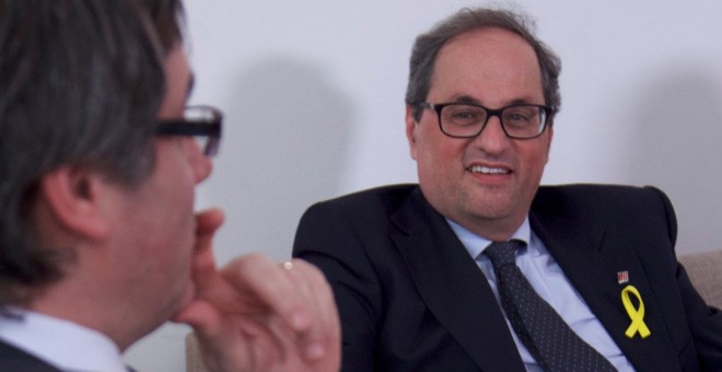 Carles Puigdemont i Quim Torra, reunits a Berlín aquest dijous a la tarda / JxCat.