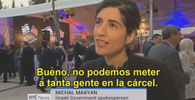 La portavoz del gobierno israelí Michal Maayan.