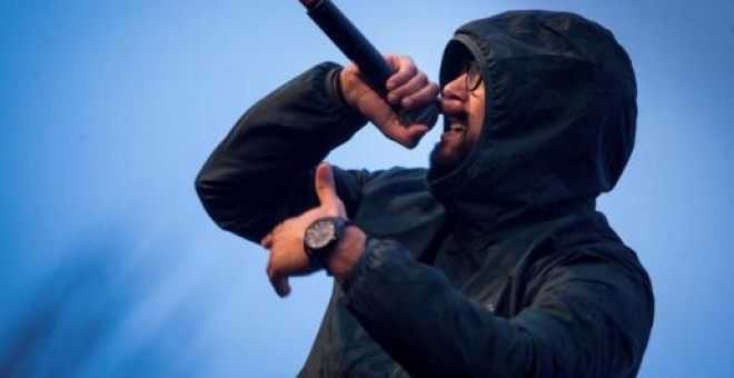 El rapero Valtonyc, condenado a tres años y medio de cárcel por delitos como enaltecimiento del terrorismo, amenazas, calumnias e injurias graves a la Corona | EFE