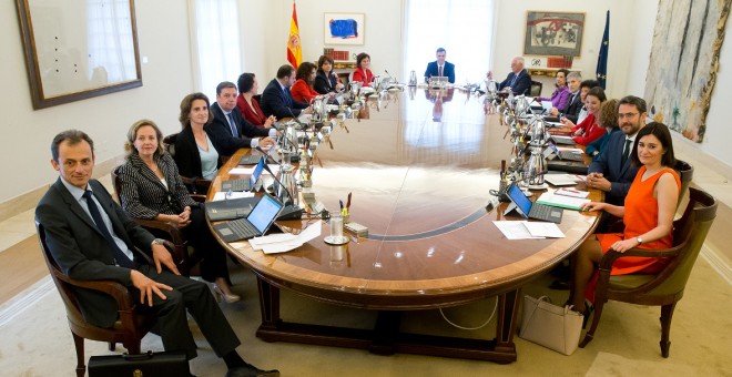 Reunió del primer Consell de Ministres del Govern de Pedro Sànchez, aquest dimecres 8 de juny. / La Moncloa.
