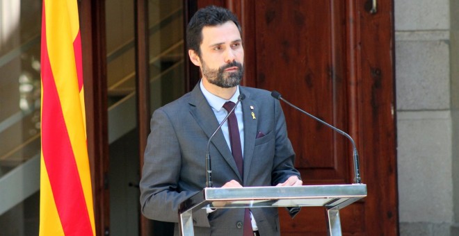 El presidente del Parlament, Roger Torrent. / Europa Press