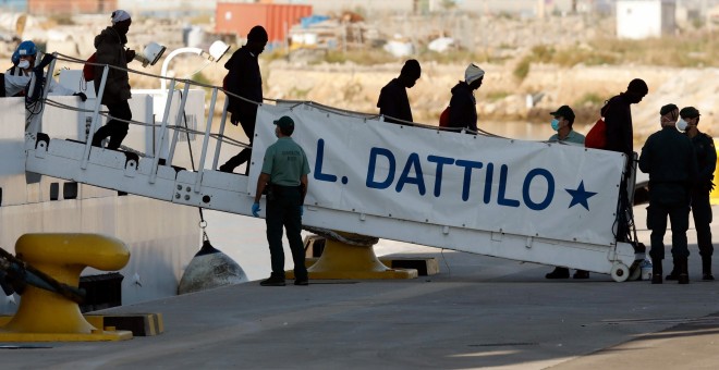 Los desembarcos se han realizado de forma escalonada. - EFE