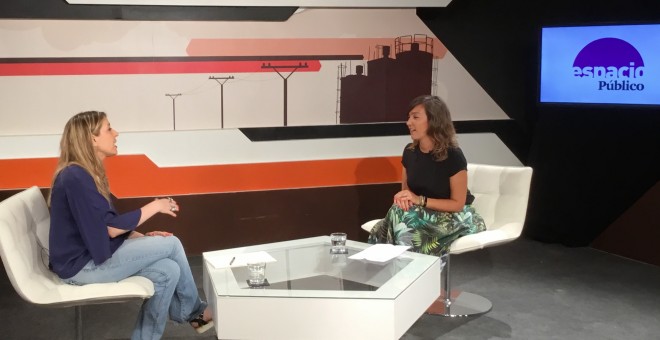 María Eugenia Rodríguez Palop, entrevistada per Esperanza Escribano, en programa de LaKlau, sobre debat obert a Espacio Público / M.D.