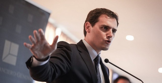 El líder de Ciudadanos, Albert Rivera, en una imagen de archivo - CIUDADANOS