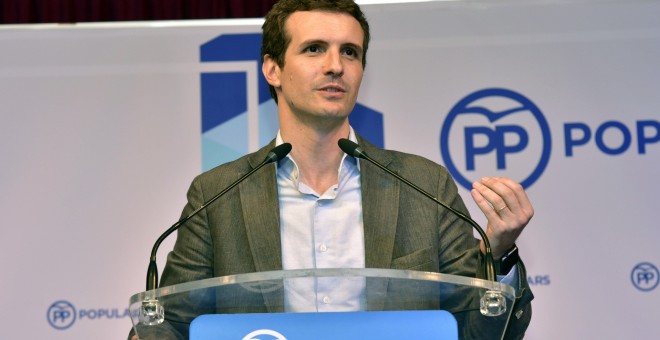 El candidato a la presidencia del PP, Pablo Casado./EFE