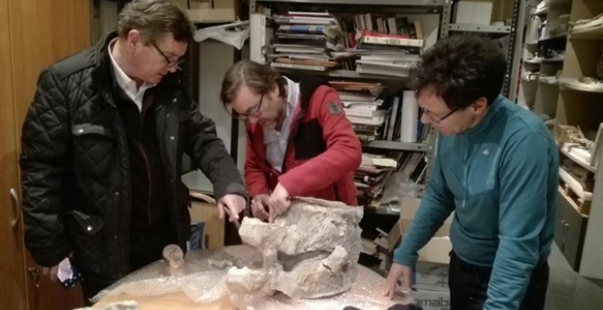 Los esfuerzos del equipo de investigadores se centrarán en el descubrimiento de nuevos fósiles /CAS (Colectivo Arqueológico de Salas)