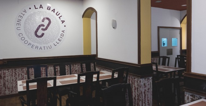 Restaurant La Baula, de Lleida, un dels establiments adherits a la Xarxa de Restauració Cooperaitva. / XAREC.
