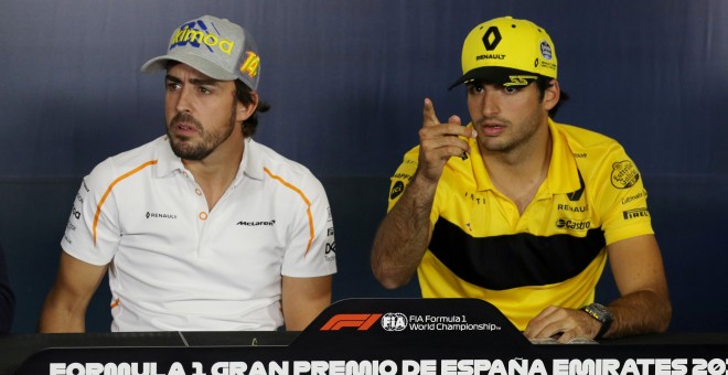 Fernando Alonso y Carlos Sainz