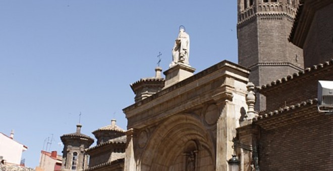 La iglesia de San Pablo de Zaragoza, de estilo mudéjar y característica por su doble torre octogonal, comenzó a construirse en el siglo XIII y fue declarada patrimonio de la humanidad en 2001 - Página oficial del Gobierno de Aragón