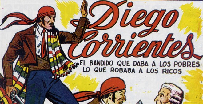 Cómic sobre el bandolero Diego Corrientes.