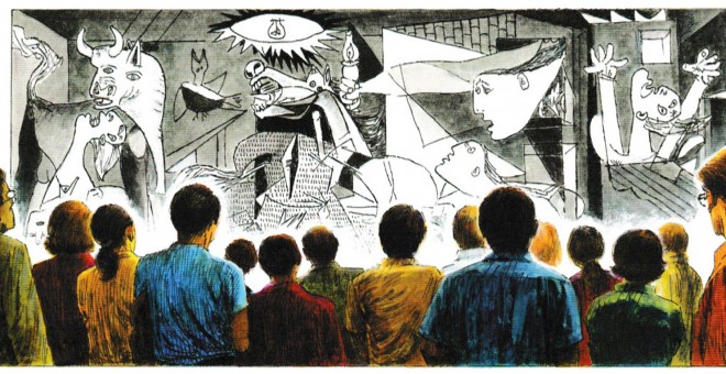 Luis García, 'Experimentando con el terror', Guernica variaciones Gernika, Semana Negra, 2006