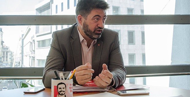 Carlos Sánchez Mato en la entrevista con Público:  'Queremos subir los impuestos por arriba, la clase media no es la que gana 7000 o 10000 euros al mes'. — J. GÓMEZ