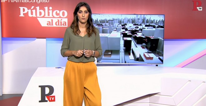Silvia Brasero en el informativo 'Público al Día' del 24 de octubre de 2018.