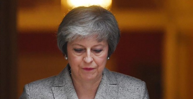 La primera ministra británica, Theresa May. / EFE - Andy Rain