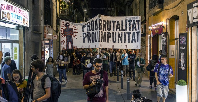 Manifestació del 2015 per reclamar justícia per a Juan Andrés Benítez. BRU AGUILÓ