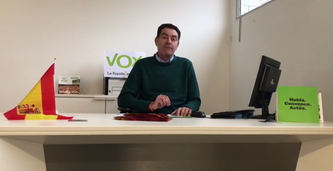El presidente de Vox en Lleida, José Antonio Ortiz Cambray. / CAPTURA DE PANTALLA - FACEBOOK