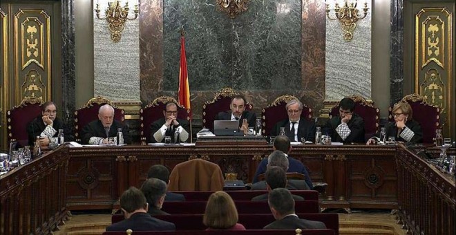 Vista general del juicio en el Tribunal Supremo. (EFE)