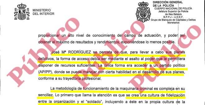 El modus operandi del hombre fuerte del PP en Baleares, según la UDEF.