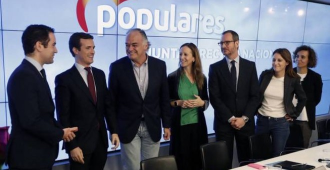 El actual equipo de dirección del Partido Popular.