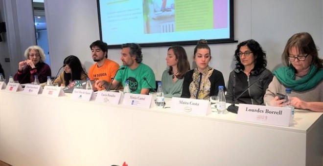 La presentació de la iniciativa 'Housing for all' a Barcelona. EUROPA PRESS