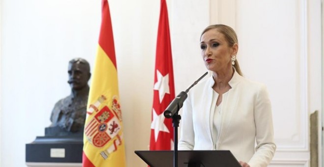 La expresidenta de la Comunidad de Madrid Cristina Cifuentes. Europa Press