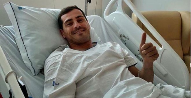 01/05/2019 - Iker Casillas, ingresado tras sufrir un infarto en el entrenamiento del Oporto. / INSTAGRAM