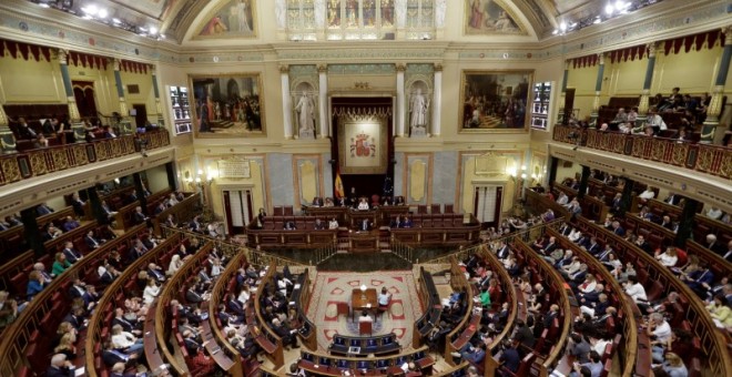 Vista del pleno del Congreso de los Diputados. REUTERS