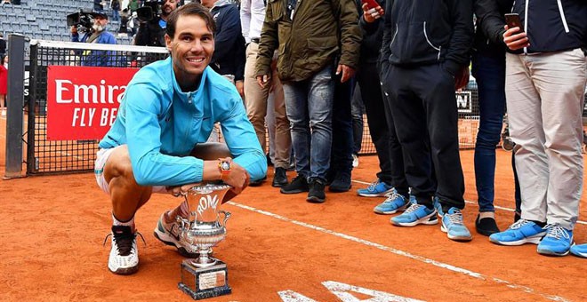 Rafael Nadal, ganador del Masters de Roma. / EFE