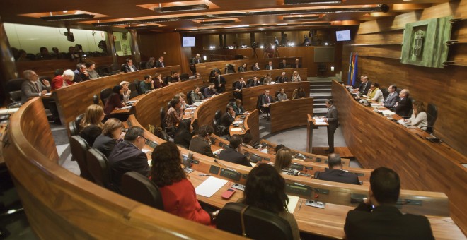 Foto de archivo del Parlamento asturiano. JUNTA GENERAL DEL PRINCIPADO DE ASTURIAS